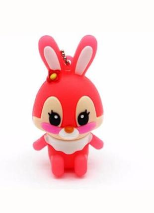 Фигурная флешка dinosaur driver 32gb rabbit pink