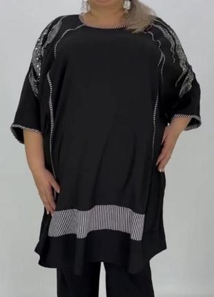 Туника -платье большого размера