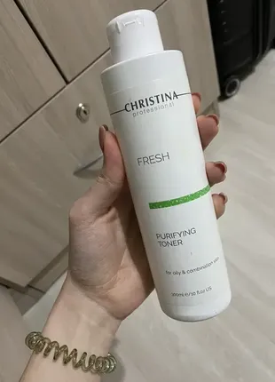 😊christina fresh purifying toner💦очищуючий тонік з лавандою для сухої шкіри