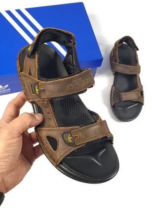 Дуже круті сандалі adidas sandals •brown•
