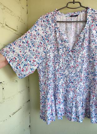 Оригінальна романтична блуза від бренду roman оверсайз великий розмір