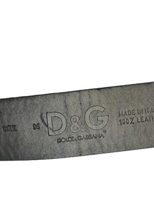 Dolce&amp;gabbana кожаный ремень