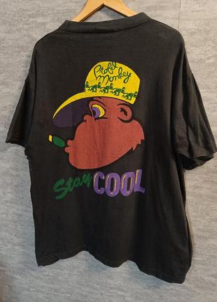 Vintage fadey 90s футболка мерч винтажная monkey stay cool