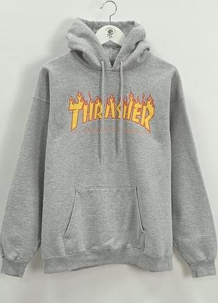 Thrasher flame logo худи трешер скейтбординг скейт
