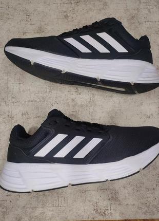 Кросівки adidas galaxy 6 оригінал адідас чорні легкі літні бігові