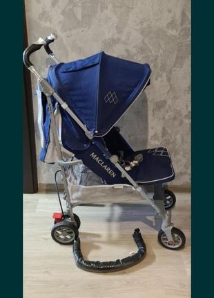 Прогулянкова коляска maclaren techno xt blue/silver