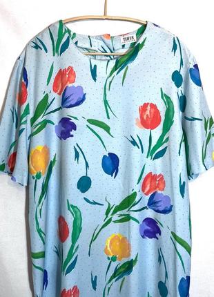 Taifun collection, винтажная блуза из вискозы.