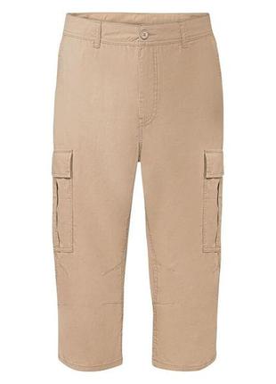 Качественные мужские брюки livergy® 3/4, с накладными карманами, размер 48