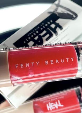 Блеск плампер для губ fenty beauty gloss bomb heat universal lip luminizer + plumper hot cherry 2 ml