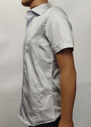 Стильная летняя мужская рубашка slim fit devred, франция, р.xs/s