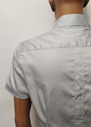 Стильная летняя мужская рубашка slim fit devred, франция, р.xs/s