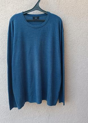 🔥 розпродаж 🔥 чоловічий пуловер next светр великого розміру світер батал джемпер 52-56 р.