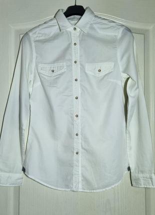 Рубашка из хлопка massimo dutti