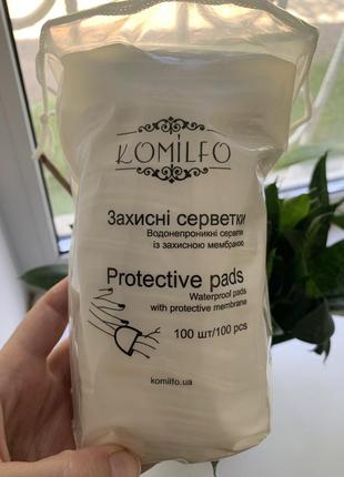 Komilfo protective pads защитные безворсовые салфетки