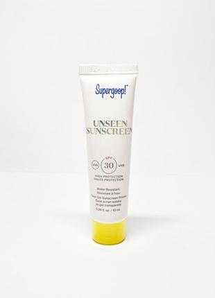 Сонцезахисний крем для обличчя supergoop! unseen sunscreen spf 30 spf303 фото