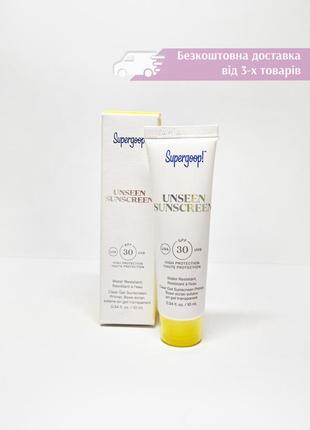 Сонцезахисний крем для обличчя supergoop! unseen sunscreen spf 30 spf30