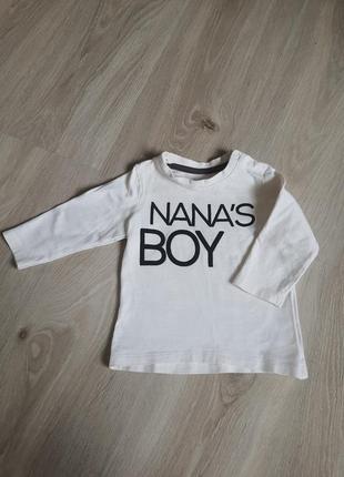 Кофта хлопковая реглан nutmeg 74 размер