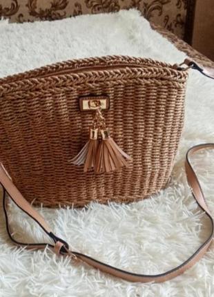 Плетена сумочка на літо, новенька