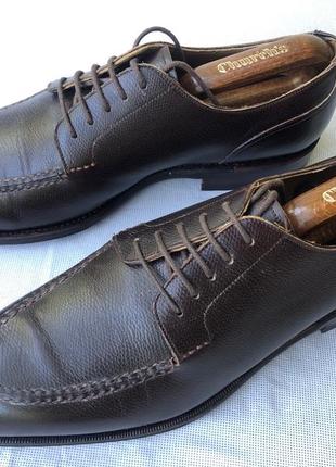 Кожаные туфли на шнурках meermin (испания),состояние!