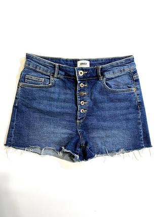 Шорты джинсовые темно синие женские only