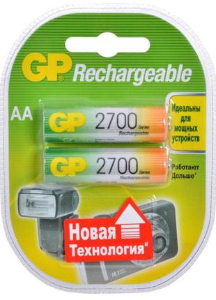 Акумулятор gp ni-mh aa hr6 1.2v 2700 mah (1 шт.)