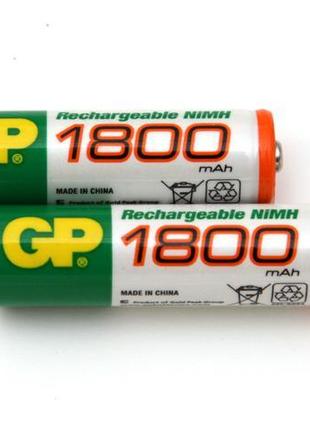 Акумулятор gp ni-mh aa hr6 1.2v 1800mah (1 шт.)