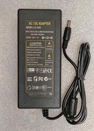 Блок живлення dc 24v 3a (штекер 5,5/2,5 мм) стандарт