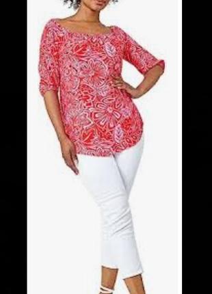 Стильная легкая брендовая блуза красного цвета от drothy perkins.  💯 %- вискоза.