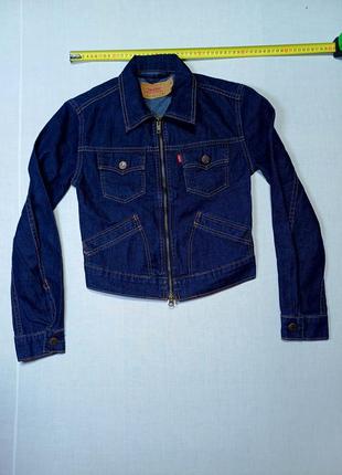 Куртка джинсова рідкісна levi's for girls 73590 8501 size s стан ідеальний