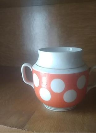 Сахарница долбишевский фарфоровый завод (1970-е)