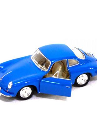 Колекційна іграшкова модель porsche 356b carrera kt5398w інерційна (синій)