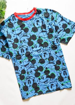 Футболка унисекс с принтом микки маус.