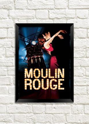 Постер в рамке a4 moulin rouge