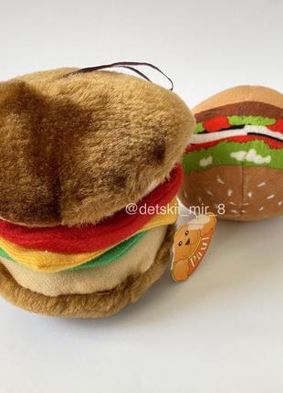 Мягкие игрушки бургер гамбургер бутер emoji