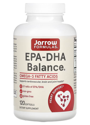Jarrow formulas, epa-dha balance, 120 капсул
