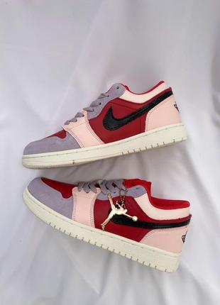 Неймовірні жіночі кросівки Paris Saint-Germain x Air Jordan 1 Retro High canyon rust кольорові