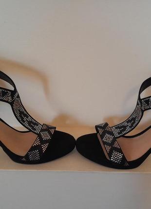 Вечірні ошатні босоніжки,  40 розмір