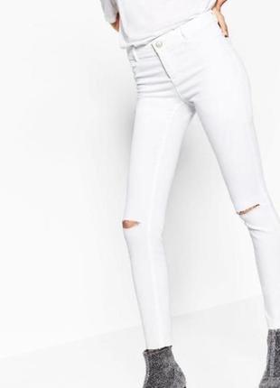 Джинсы super skinny eur 34 / usa 28 bershka