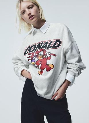 Свитшот oversized с принтом disney от h&m