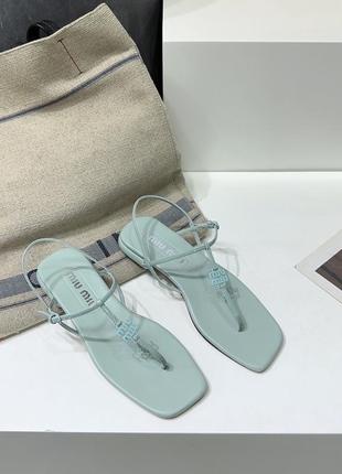 Босоножки сандалии в стиле miu miu