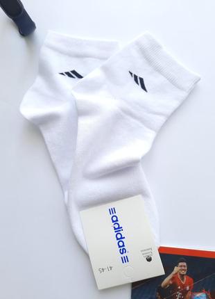 Носки мужские хлопковые спортивные с брендовым значком однотонные разные цвета премиум качество