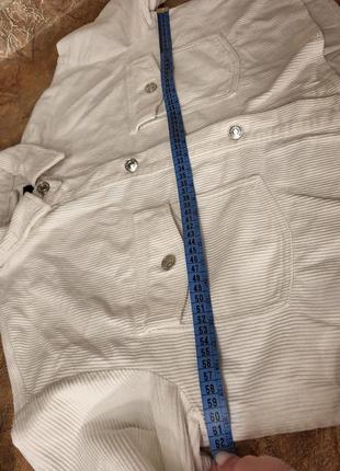 Вельветовый жакет тренд курточка ветровка рубчик пиджак укорлченный рубашка5 фото