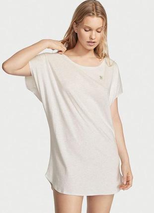 Нічна сорочка cotton sleepshirt victoria’s secret