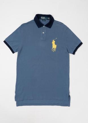 Polo by ralph lauren custom fit vintage cotton polo мужская футболка поло