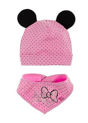 Комплект шапочка та слинявчик cool club 48/50 disney