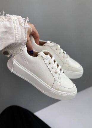 Белые кожаные кеды распродаж 40 размер, 🔥скидка до 22.05🔥