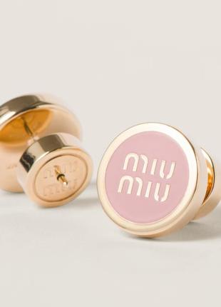 Сережки  miu miu аксесуари miu miu