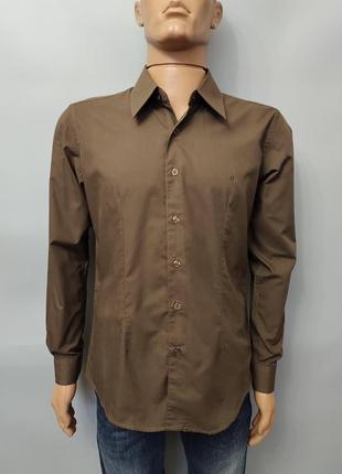 Чоловіча базова стильна сорочка brooks ltd, італія, р.xs/s