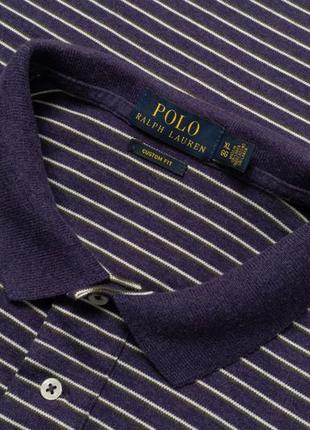 Polo ralph lauren custom fit t-shirt  polo чоловіча футболка поло