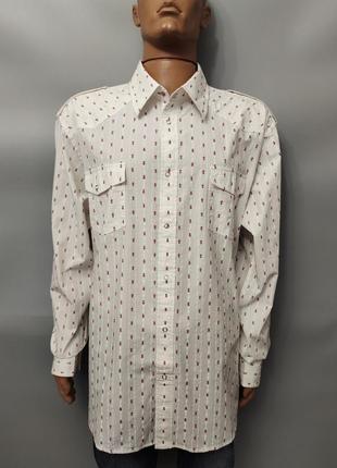 Стильная летняя мужская рубашка bon’a parte, р.2xl/3xl